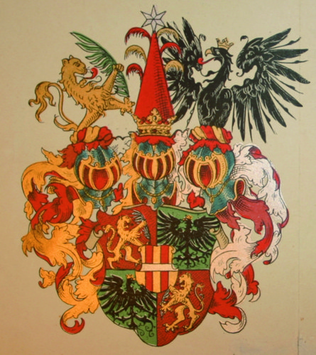 Grafenwappen der Familie Vitzthum von Eckstädt