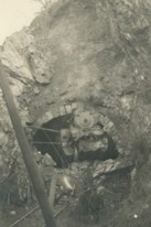 Einsturz vom Tunnel am Harrasfelsen